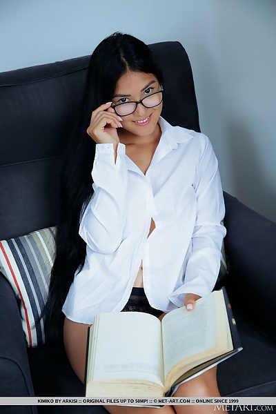 Kimiko in Glasses by Arkisi from Met Art - 1/18
