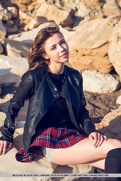 Mila Azul in A Day By The Sea by Alex Lynn from Met Art - 1/18