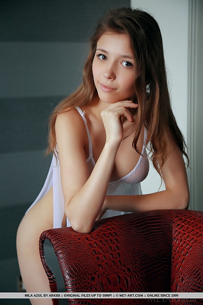 Mila Azul in Leather Love by Arkisi from Met Art - 2/18