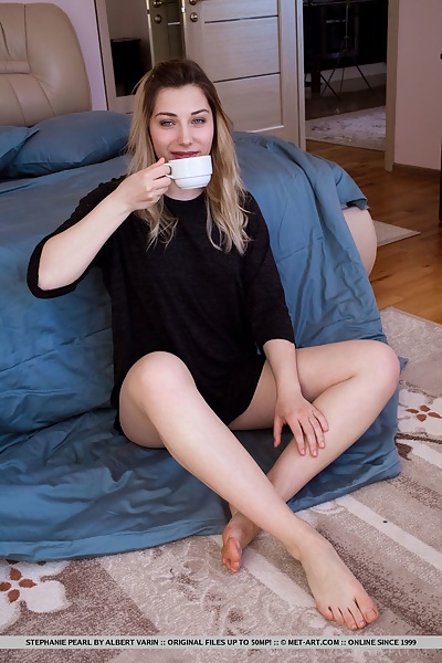 Stephanie Pearl in My Tea Time by Albert Varin from Met Art - 4/18