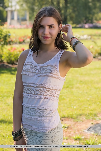 Zhenya Mille in Picnic Table by Tora Ness from Met Art - 1/18