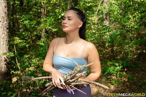 Amelia Ost & Sumiko in Wild orgy in the woods from Teen Mega World - 3/16