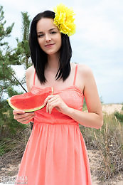 Stacy in Summer fruit