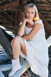White Dress featuring Ilona D by Angela Linin