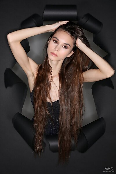 Leona Mia in Ripped Paper
