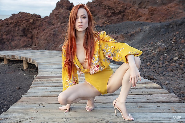 Sherice in Walk In Yellow from Watch 4 Beauty - 2/16