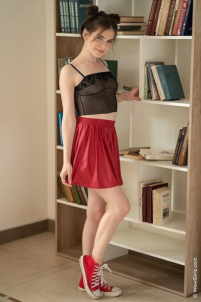 Molly Brown in Bookworm from Wow Girls - 1/16