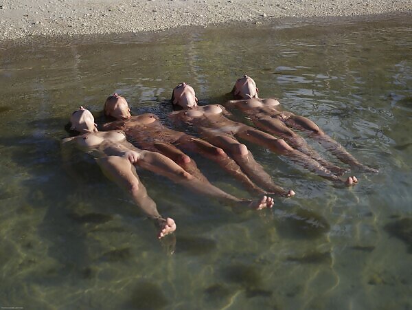 Coxy, Flora, Thea and Zaika in Wet Bodies from Hegre - 3/9