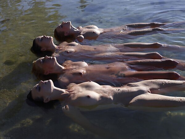 Coxy, Flora, Thea and Zaika in Wet Bodies from Hegre - 4/9