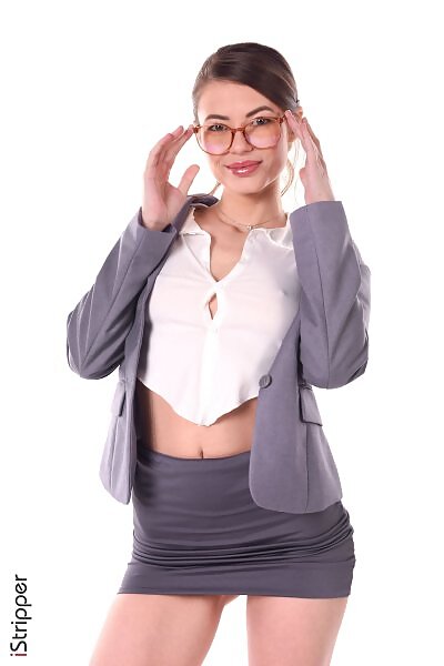 Hilary C in It's Business Time from iStripper - 2/15