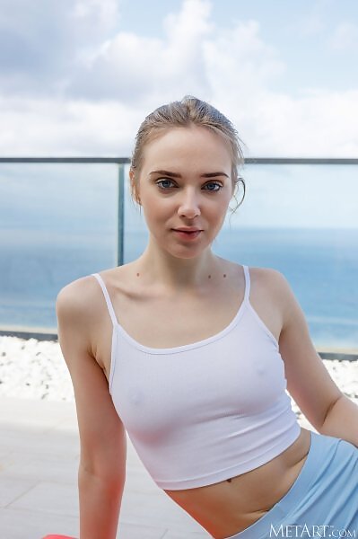 Oxana Chic in Patio Power by Tora Ness from Met Art - 4/16