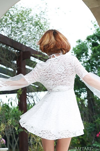 Marta Gromova in White Flux by Rylsky from Met Art - 7/16