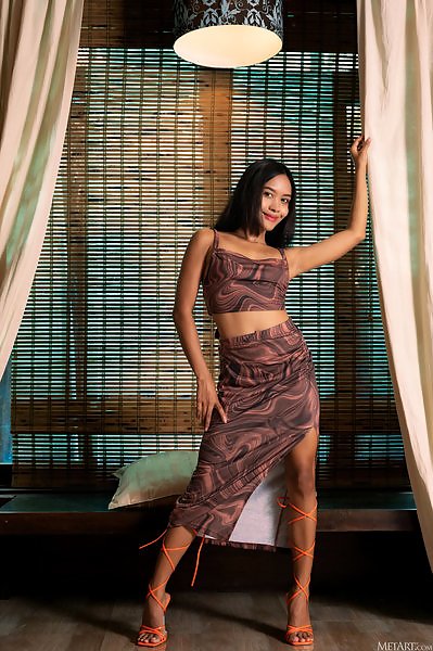 Namy Asian in Bamboo Blinds by Robert Graham from Met Art - 2/18