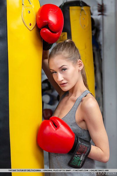 Tiffany Tatum in Boxing Gym by Deltagamma from Met Art - 1/18