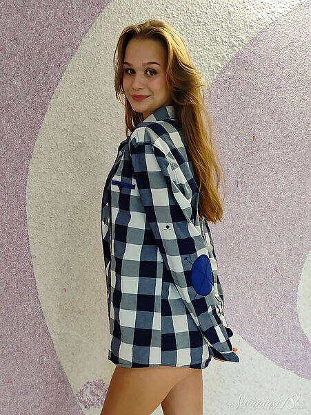 Blue Checkered Shirt featuring Seia I by Thierry Murrell from Stunning 18 - 1/16