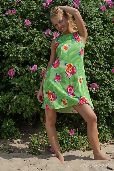 Flower Dress and Sand featuring Cliantha M by Thierry Murrell from Stunning 18 - 1/16