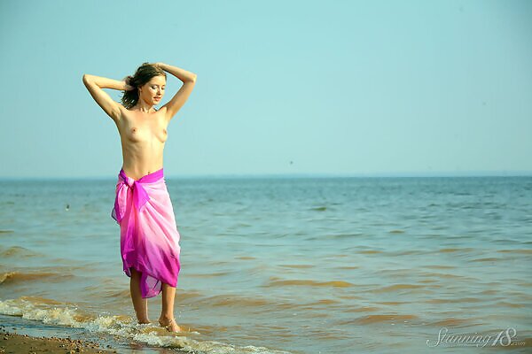 At The Beach in Pink featuring Janet by Thierry Murrell from Stunning 18 - 2/16