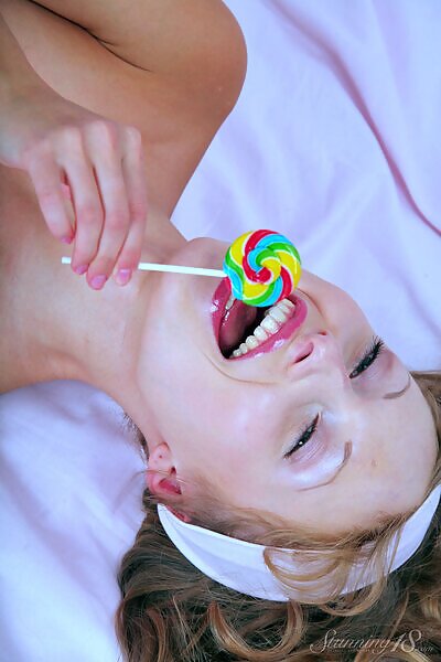 Posing with Lollipop featuring Nicolle A by Thierry Murrell from Stunning 18 - 7/16
