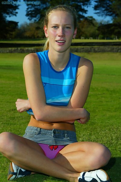 Nicola in Sporty blonde amateur - 1/16 Nicola in Sporty blonde amateur from Abby Winters - 1/16