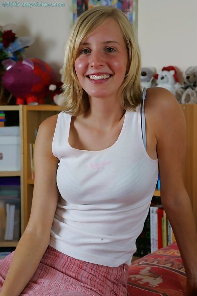 Pia in blue panties from Abby Winters - 1/16