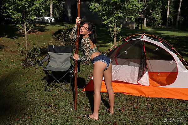 Happy Camper featuring Aria Valencia from ALS Scan - 3/16