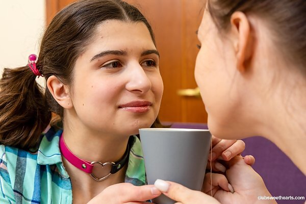 Cherry Black and Sweet Bunnygirl in You are my cup of tea - 3/20 Cherry Black and Sweet Bunnygirl in You are my cup of tea from Club Sweethearts - 3/20