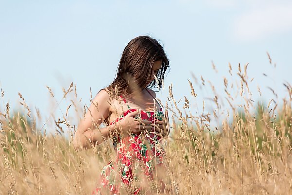 Audrey in a summer dress from Fame Girls - 2/12