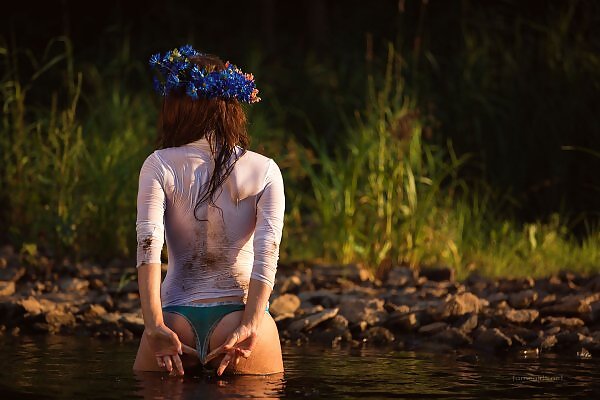 Audrey in a teal thong - 11/12 Audrey in a teal thong from Fame Girls - 11/12