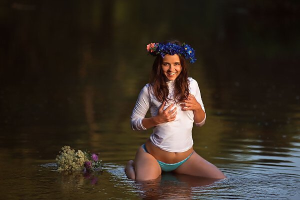 Audrey in a teal thong - 4/12 Audrey in a teal thong from Fame Girls - 4/12