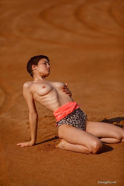 Diana in a leopard swimsuit from Fame Girls - 6/20