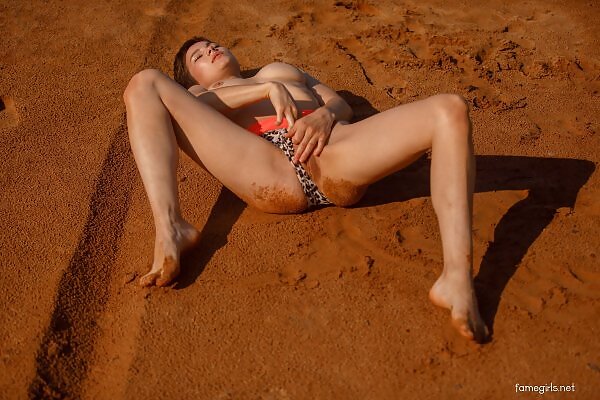 Diana in a leopard swimsuit - 7/20 Diana in a leopard swimsuit from Fame Girls - 7/20