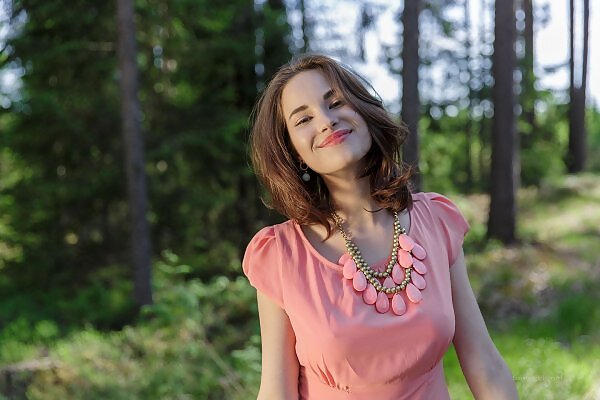 Diana in a pink dress - 1/15 Diana in a pink dress from Fame Girls - 1/15