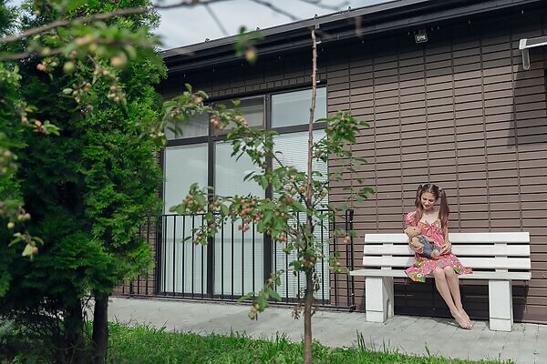 Katty spreads her round ass - 1/15 Katty spreads her round ass from Fame Girls - 1/15