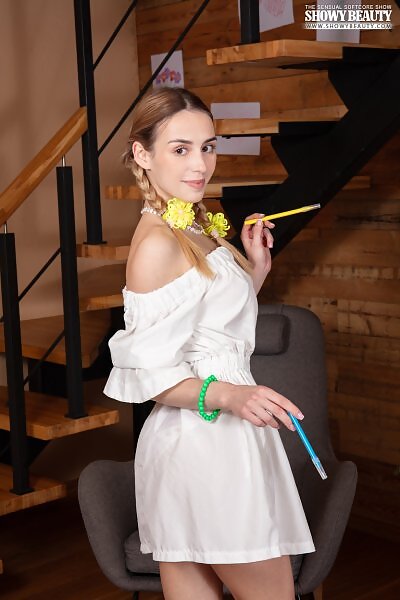 Gabi in Soft Whisper from Showy Beauty - 4/20