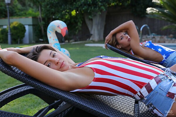 Maria and Apolonia in Photostory By The Pool - 4/17 Maria and Apolonia in Photostory By The Pool from Watch 4 Beauty - 4/17