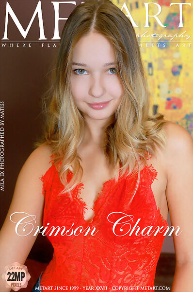 Crimson Charm at Met Art