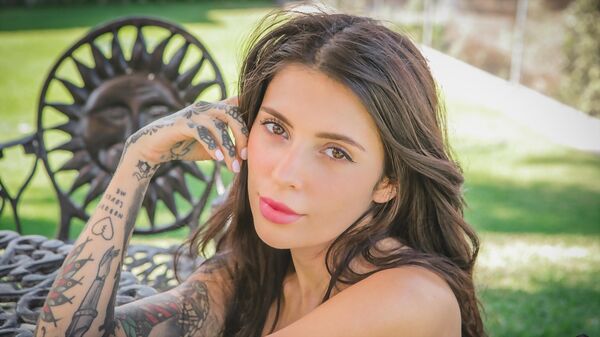 Cover featuring CORALINNE in Garden Views from Suicide Girls