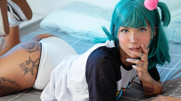 Cover featuring TATINK in Alternative Bulma from Suicide Girls