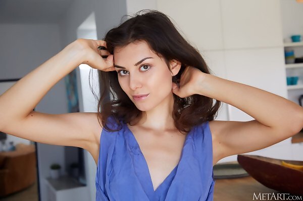 Andrea in Blue Desire by Erro from Met Art - 1/16