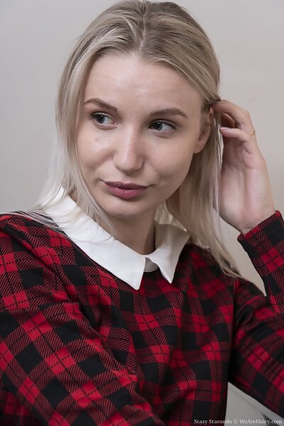 Stasy Starando in a leather skirt - 1/21 Stasy Starando in a leather skirt from We Are Hairy - 1/21