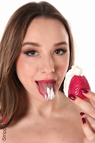 Alice Kiss in Strawberry Kiss from iStripper - 8/15