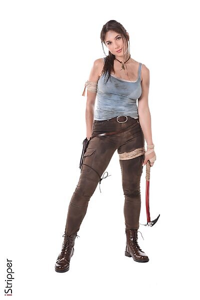 Belka in Love Raider - 1/15 Belka in Love Raider from iStripper - 1/15