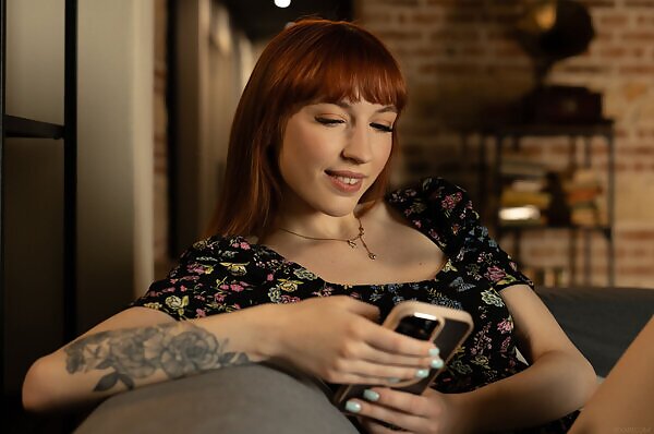 Lilly Mays in Late Call - 1/18 Lilly Mays in Late Call from Sex Art - 1/18