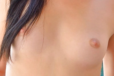 Megan Rain tits closeup