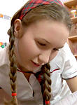 Cute schoolgirl fucked in her butt