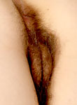 Natural hairy pussy amateur Felix spreading