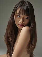 Small tits teen Sowan posing in natural nude portraits for Petter Hegre