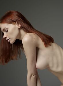 Wild redhead beauty Vi posing in sensual nude photos for Hegre