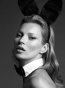 Famous model Kate Moss teases and strips naked for you