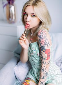 Roxylove in Juicy Lollipop by Suicide Girls